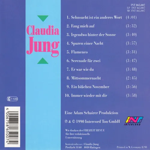 Jung Claudia - Spuren der Nacht (CD) – Bild 2