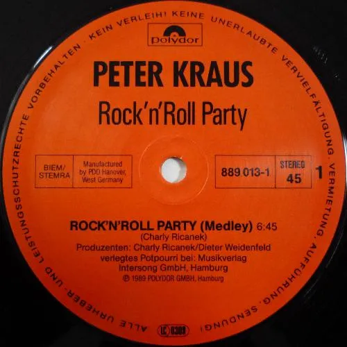 Kraus Peter - Rock 'n' Roll Party (Maxi) – Bild 3