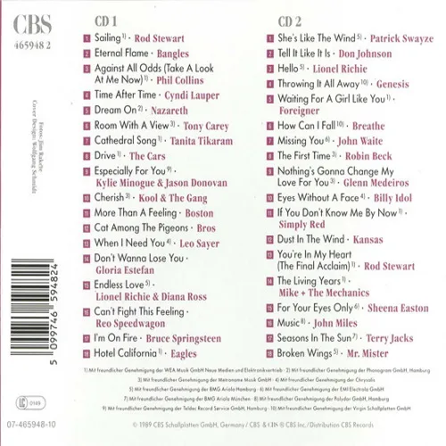 Various Artists - Kuschelrock - No. 3 (2 x CD) – Bild 2