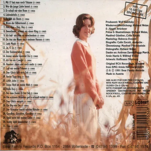March Peggy - Mit 17 hat man noch Träume (CD - Bear Family) – Bild 2