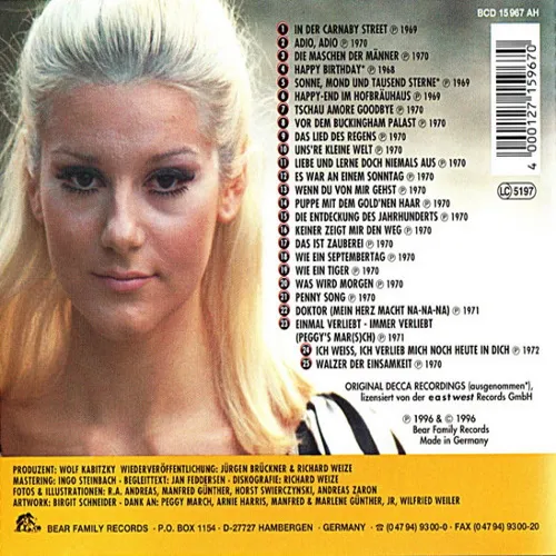 March Peggy - In der Carnaby Street (CD - Bear Family) – Bild 2