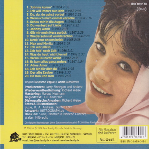 Suzie - Johnny komm (CD - Bear Family) – Bild 2
