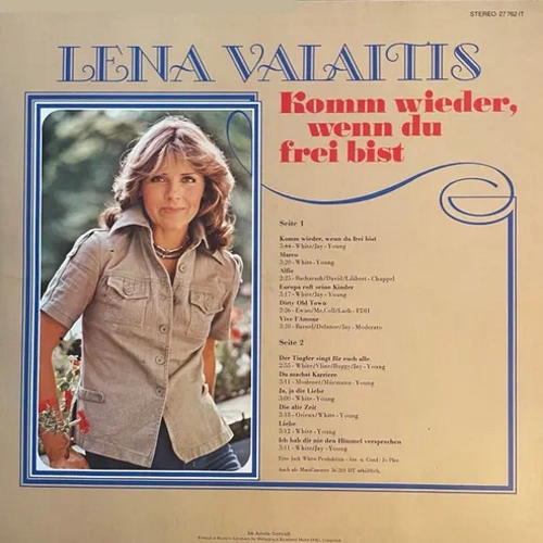 Valaitis Lena - Komm wieder, wenn du frei bist (LP-AK) – Bild 2