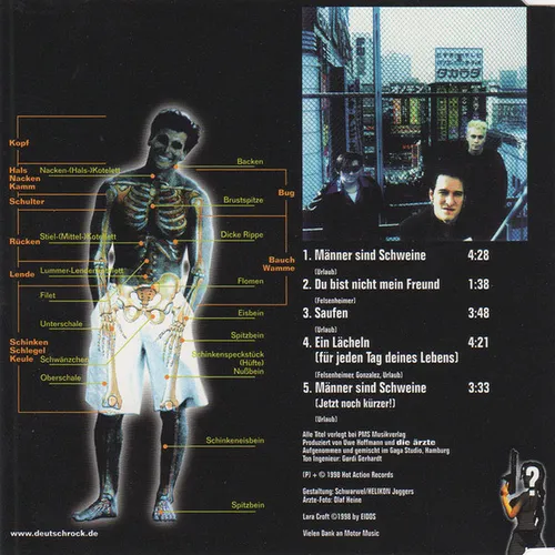 Ärzte – Ein Schwein namens Männer (CD-MAXISINGLE) – Bild 2