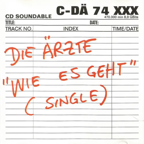Ärzte – Wie es geht (CD-MAXISINGLE)