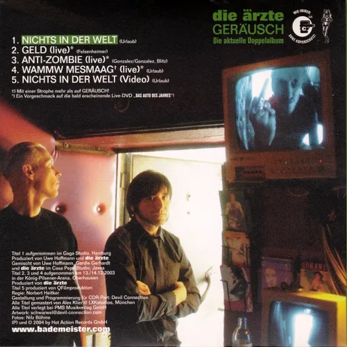 Ärzte - Nichts in der Welt (CD-MAXISINGLE) – Bild 2
