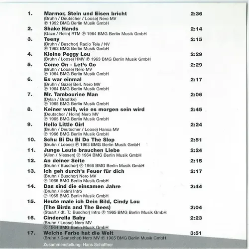 Drafi Deutscher - Meine grossen Erfolge (3 x CD) – Bild 2