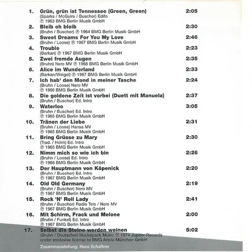 Drafi Deutscher - Meine grossen Erfolge (3 x CD) – Bild 4