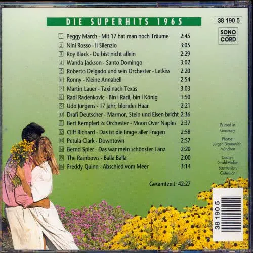 Verschiedene Interpreten - Das goldene Schlagerarchiv - 1965 (CD) – Bild 2