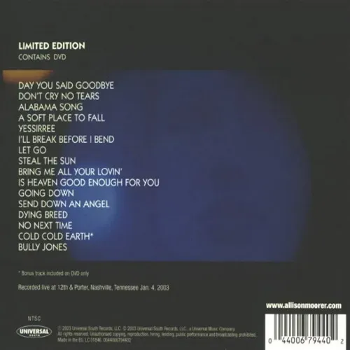 Moorer Allison - Show (CD + DVD) – Bild 2