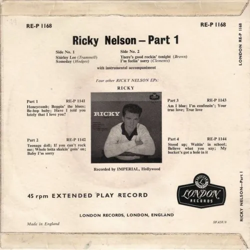 Nelson Ricky - Nelson Ricky Part 1 (EP-UK) – Bild 2