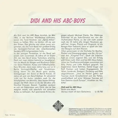 Didi & ABC-Boys - Hello Susann (It won't be long) – Bild 2