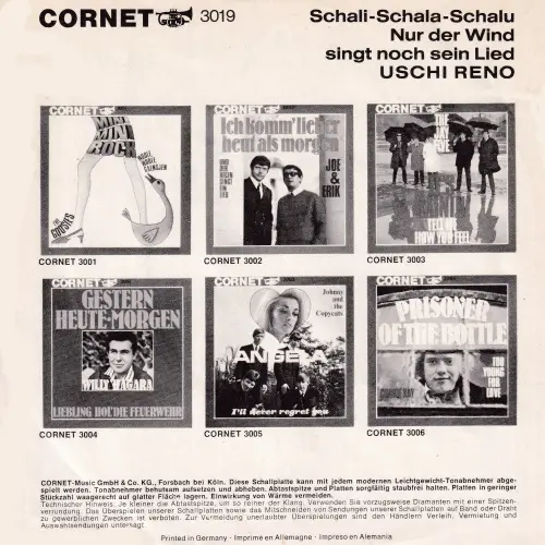 Reno Uschi - Schali-Schala-Schalu (nur Cover) – Bild 2