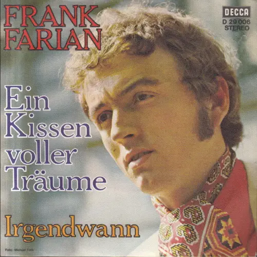 Farian Frank - Ein Kissen voller Träume (nur Cover)